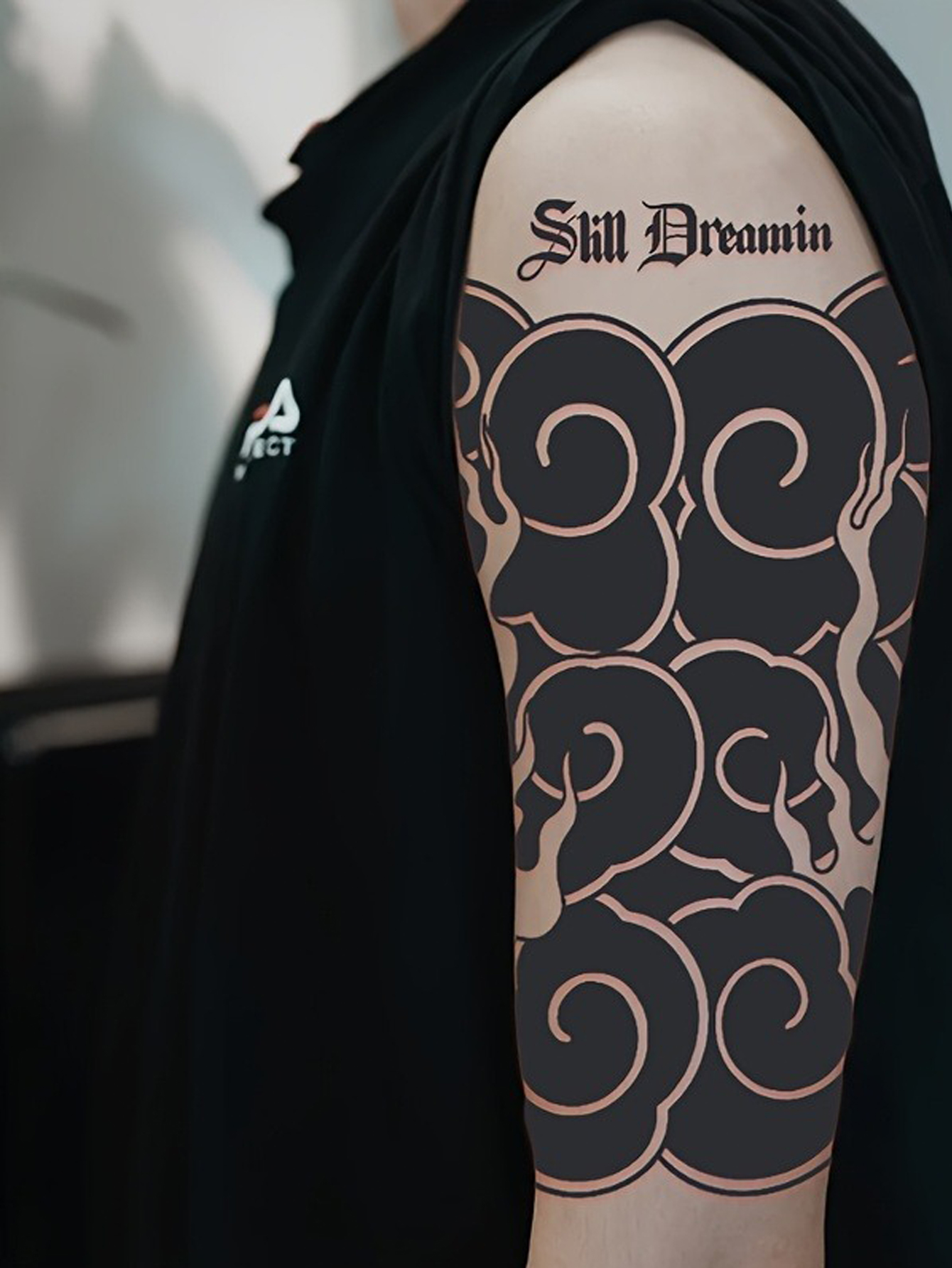 Unique Style Arm Tattoo Sticker